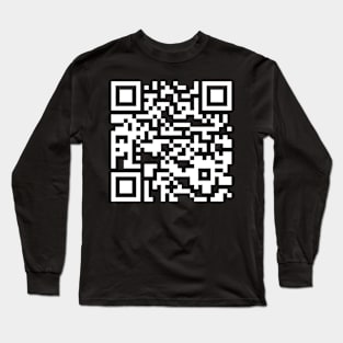 Trump Dance QR Code Long Sleeve T-Shirt